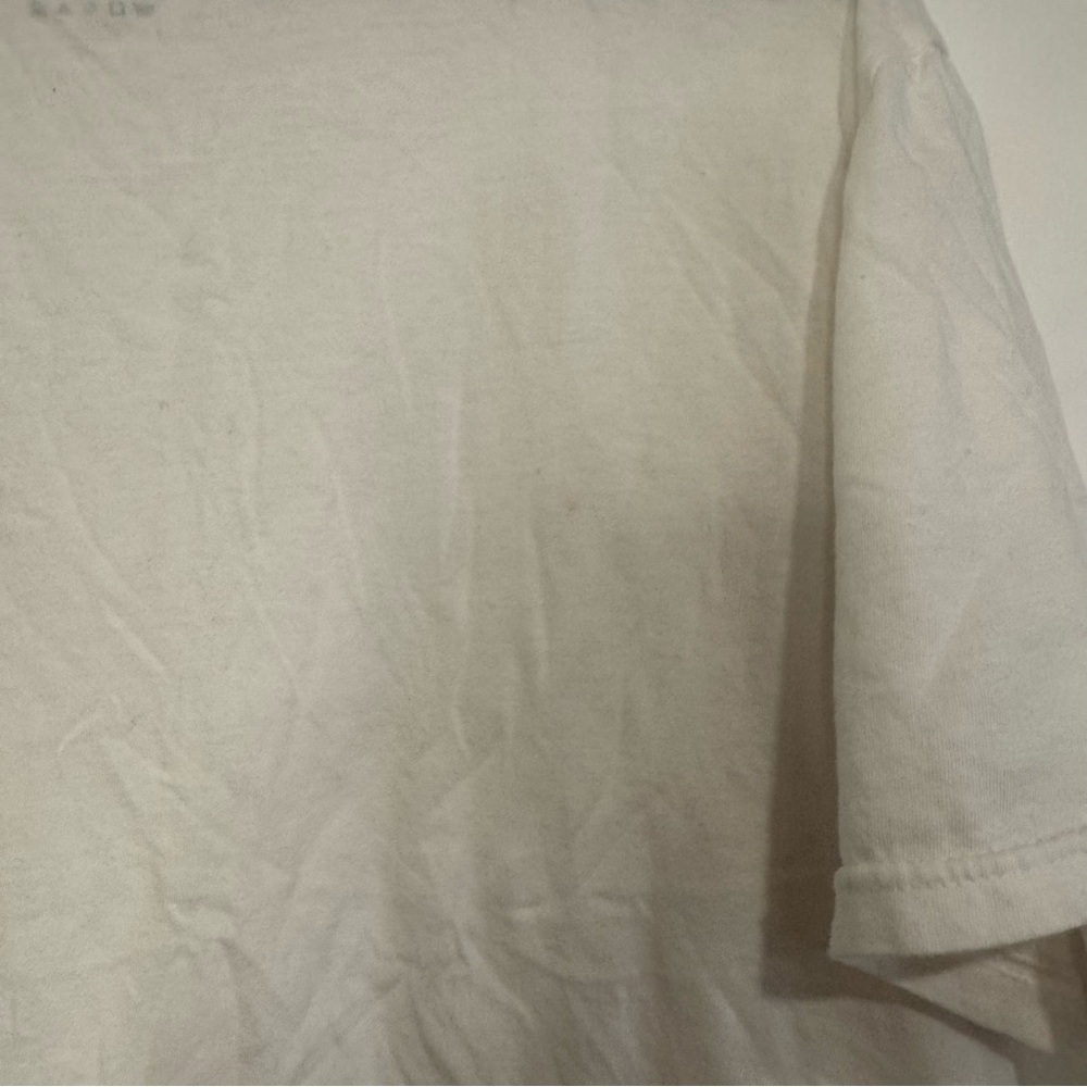 True Religion White Cotton Crew Neck T-shirt Size Large w/logo - Picture 6 of 6